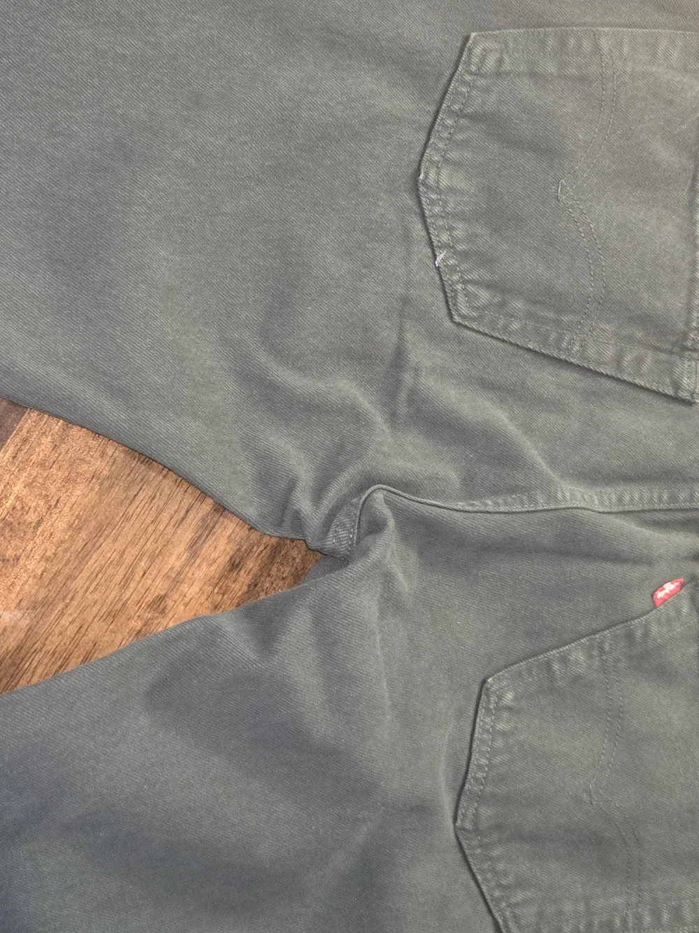Levi's 501 Original Men's 33w X 34 L Jeans - Dark Green